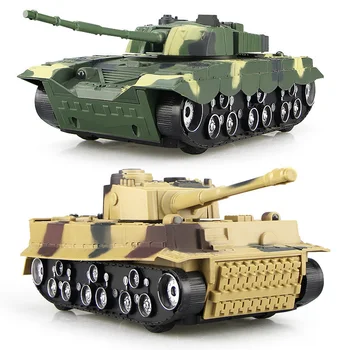 

Children's Toy Model of Inertial Acousto-optic Off-road Armored Tank Vehicle (99 German Tiger Military Vehicle)