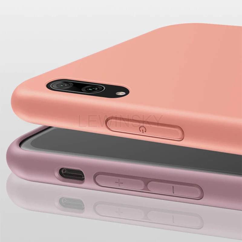 Силиконовый матовый чехол ярких цветов для Honor 9X9 10 lite 8X 8A View 20 7C 7A Pro Чехол из мягкого ТПУ Ультратонкий чехол для телефона