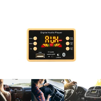 

Universal MP3 Decoder Decoding Board Module Bluetooth 5.0 Auto USB MP3 FM Colorful Screen Board Module With Remote Controller
