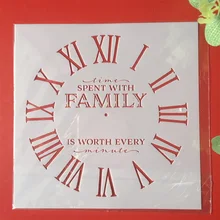 Clock Stencil Aliexpress Te Ucretsiz Gonderimle Clock Stencil