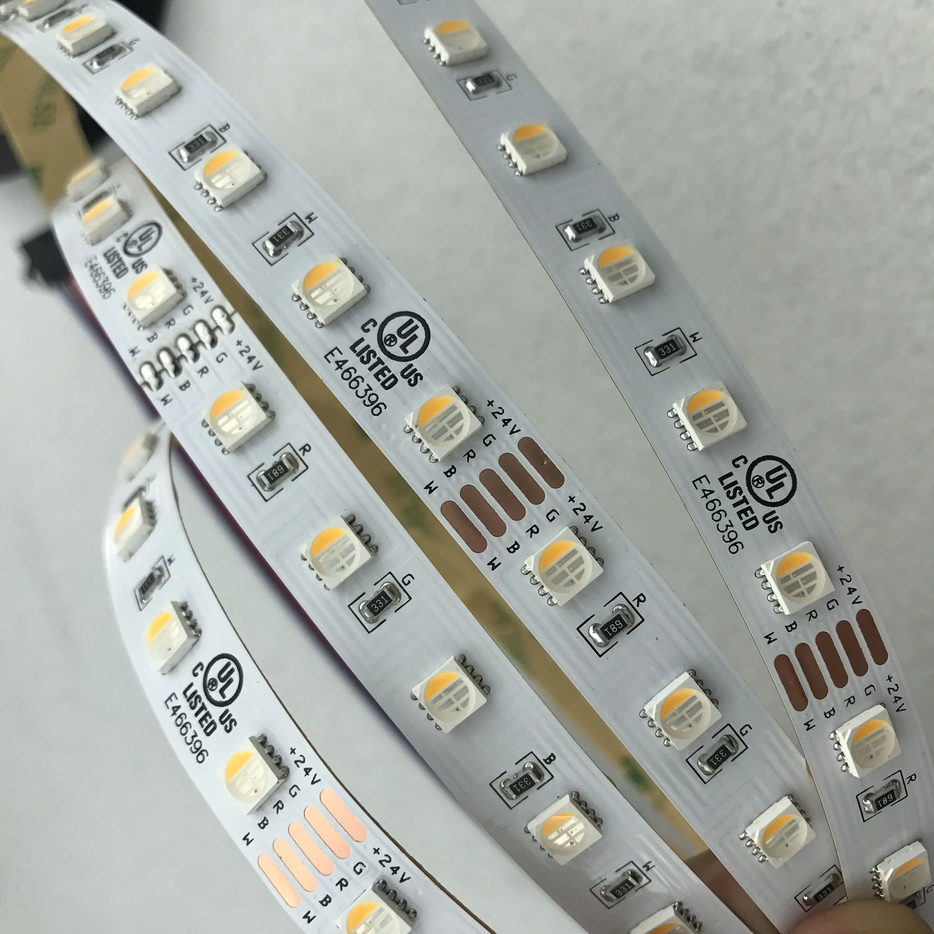 Новая Светодиодная лента 5050 SMD 4 в 1 RGBW (теплый белый) Вход 24 В постоянного тока
