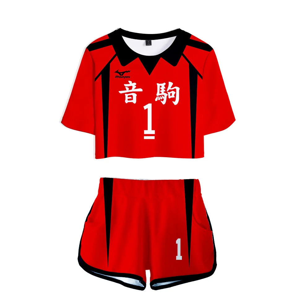 

Haikyuu!! Ushijima Wakatoshi Cosplay Costume Shirt Shorts Tendo Satori Cos Ohiredon Shirt Suits Women Men High School Uniform