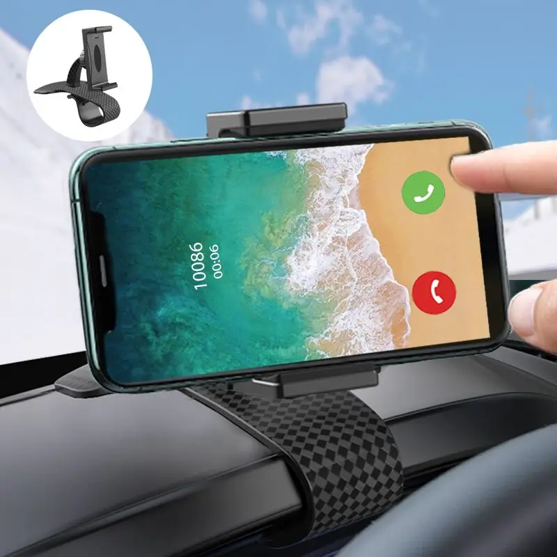 Dashboard Car Phone Holder 360 Degree Mobile Phone Stands Rearview