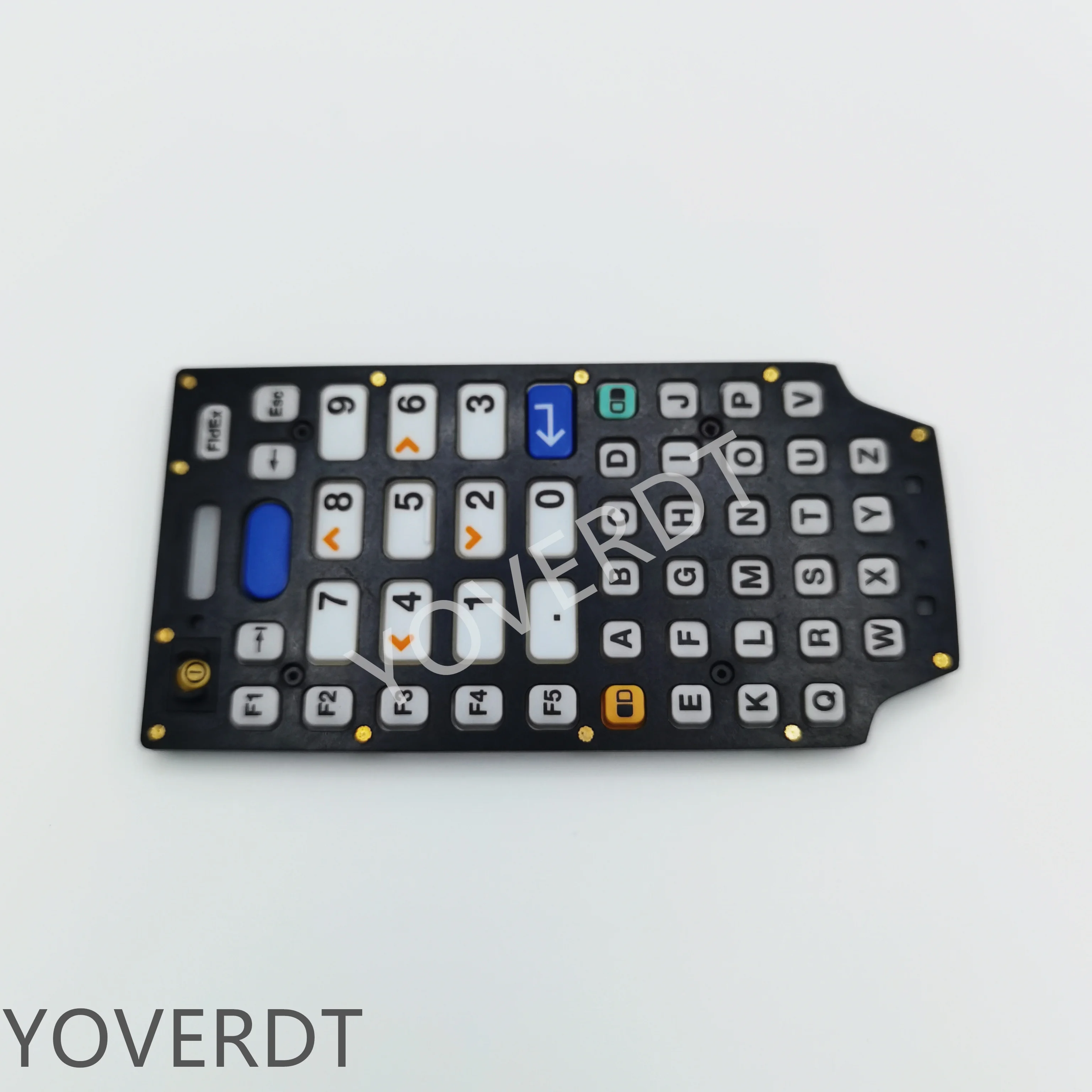 Nuovo Pulsante Pellicola Sostituzione Caratteri Tastiera (52 Tasti, Alfanumerici) Per Intermec Ck3R (Con Piastra Di Pressatura)
