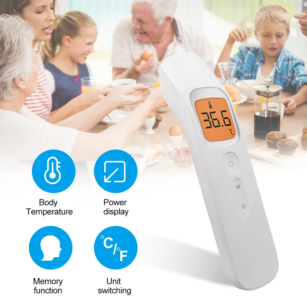 

Children' s Ear Thermometer Baby Thermometer Digital LCD Body Measurement Forehead Temperature Non-Contact Clinical Temperature