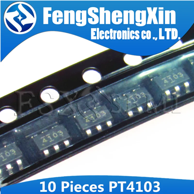 10pcs PT4103B23F SOT-23 PT4103 SOT23-6 4103 SOT-23-6 BV LED Screen Driver New