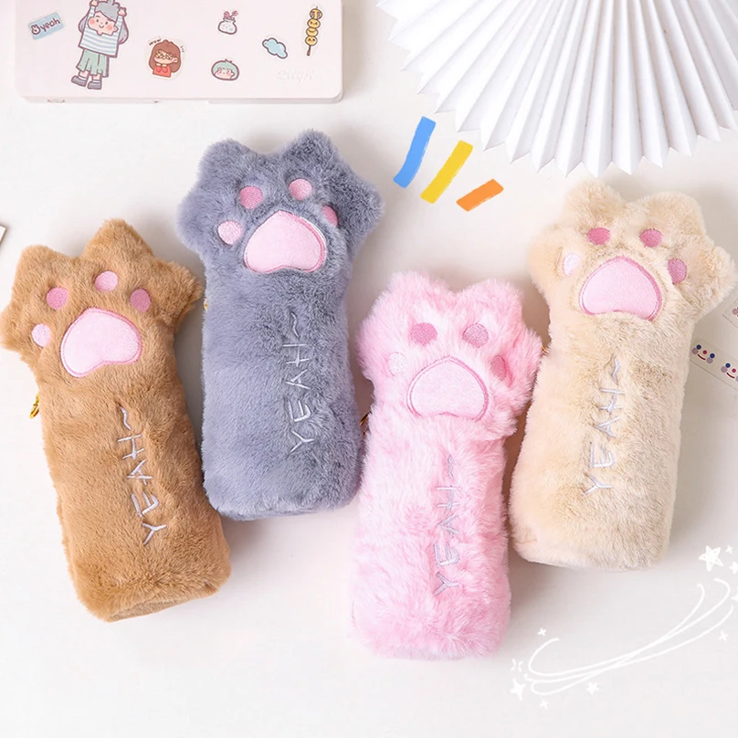 Cute pencil case Kawaii Stationery Plush Pencil Pouch estuche escolar Pen  Case School Supplies Trousse Pencil Cases For Girls - AliExpress