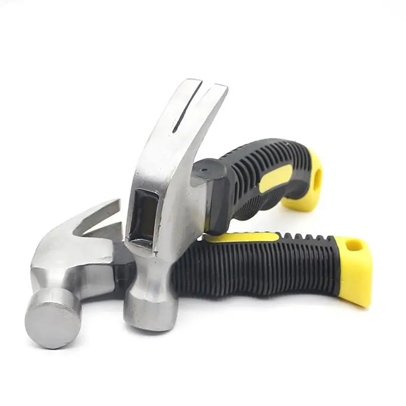 Portable Mini Shockproof Claw Hammer Car Multi Function Hammer Escape Hammer Anti Skid Plastic Claw Hammer Household