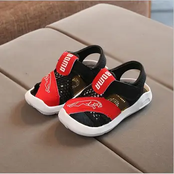 

New summer kids shoes brand open toe toddler boys sandals orthopedic sport pu leather baby boys sandals shoes 21-30