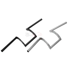 Хром/черный мотоцикл на заказ 22 мм Ape бар высокий руль откатная Рукоятка универсальный для Harley Спортстер Чоппер поплавок Honda