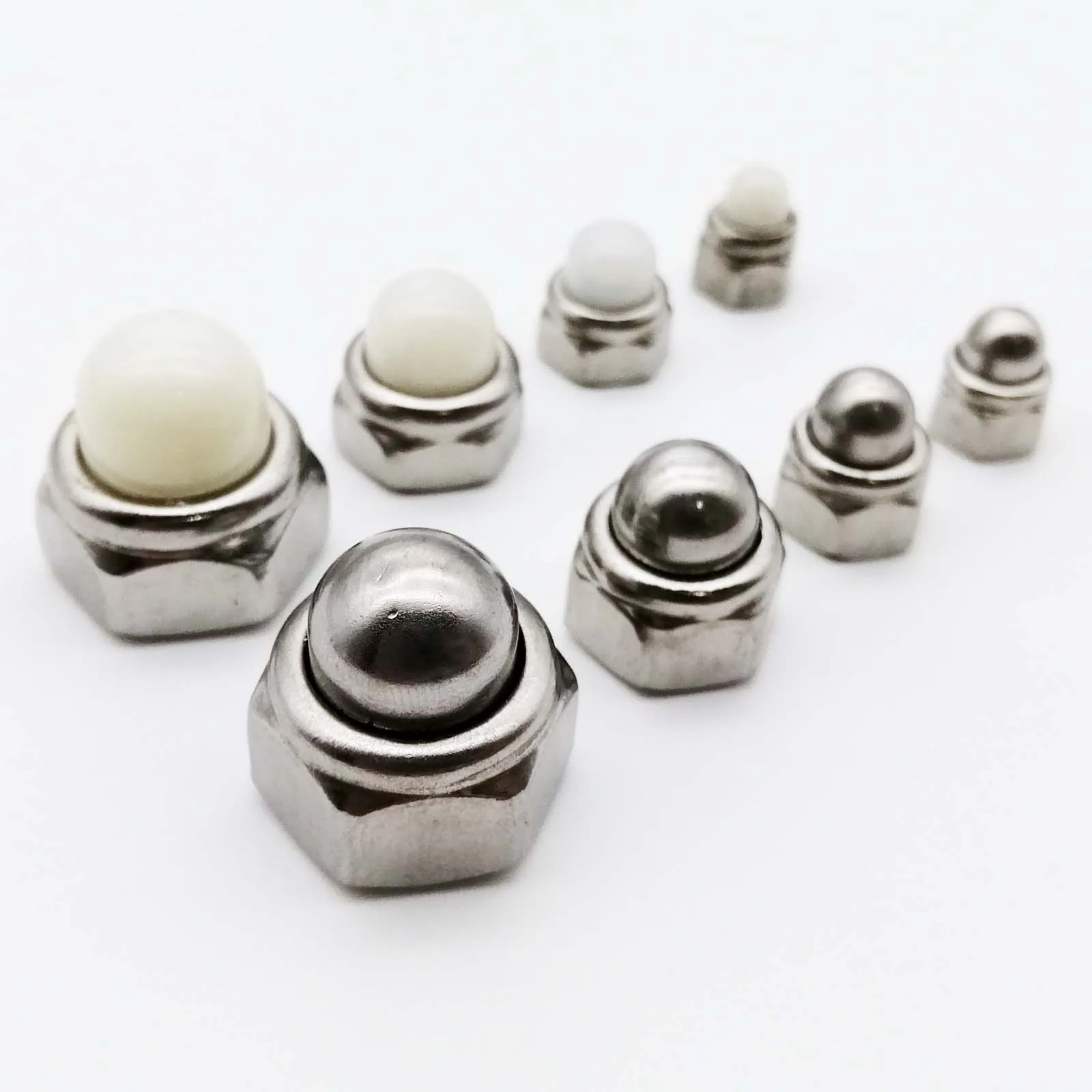 M4 M5 M6 M8 M10 M12 304 Stainless Steel Acorn Cap Cover Semicircle Dome