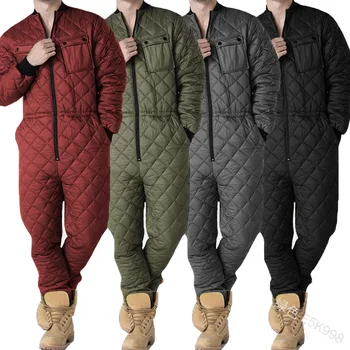 

WEPBEL Mens One-piece Rompers Winter Warm Garment Fashion New Zipper Playsuits Men Clothing Autumn Pants Sexy Jumpsuit