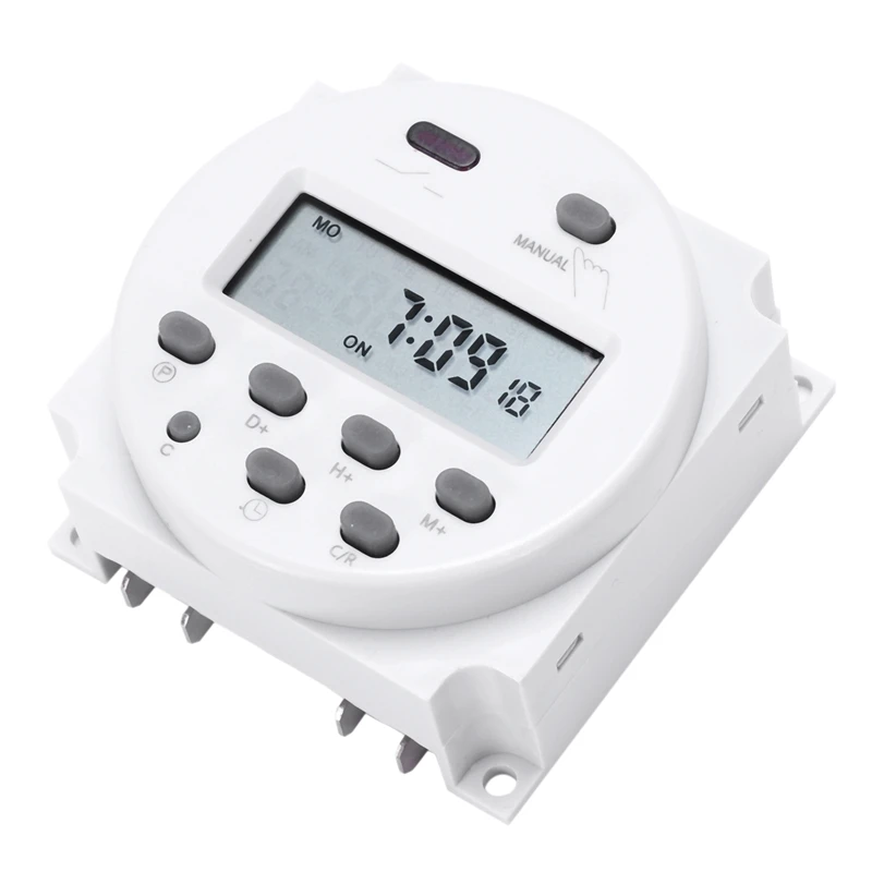 ABSS-12V AC/DC переключатель времени-программируемый цифровой ЖК-дисплей таймер-CN101A