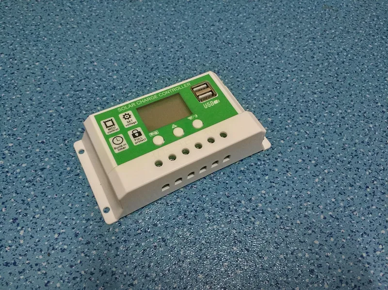 Зеленый корпус белый корпус 12V20A литиевая свинцово-кислотная Батарея Солнечный контроллер ШИМ разрядный Солнечный контроллер