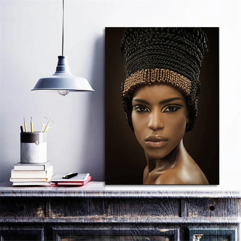 Современный художественный плакат Африканский принт Египетский плакат черная женщина настенные холсты картины для гостиной домашний декор живопись искусство