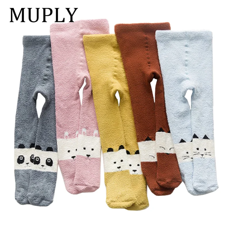 

5 Color Cotton 1-2 Years Old Girls Children Baby Girl Pantyhose Spring And Autumn Solid Pure Color Girl Tights