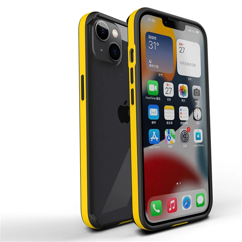 Thin Silicone Bumper For iphone 13 Pro Max 12 Mini Luxury Slim Flexible Non-Slip Anti-Knock Soft Frame Case Black Blue Red best iphone 12 pro case