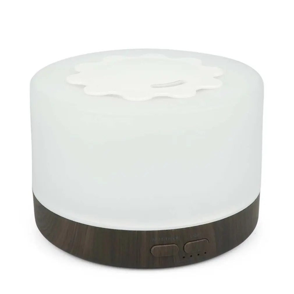 

Air Purifier 700ML Ultrasonic Aroma Diffuser Air Humidifier Wood Grain Colorful Light Essential Oil Purifier for Home 317