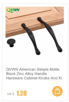 QVWN черная дверь из алюминиевого сплава ящик с ручками кухонный шкаф шарообразные ручки ящика для мебельного оборудования с винтами