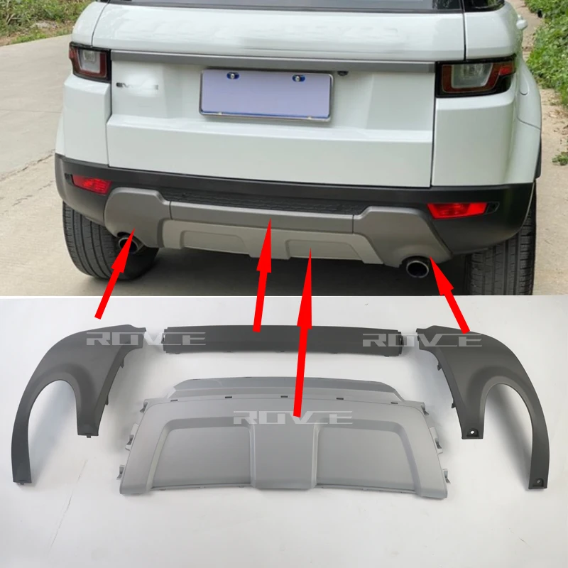 Вставка для заднего бампера ROVCE крышка выхлопной трубы Range Rover Evoque Prestige Base Model 2012-2019