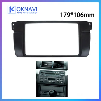 

OKNAVI for BMW-W E46 1998-2005 Car Radio Fascia Frame Dashboard Installation Trim Kit 1 Double Din Multimedia DVD Player Stereo