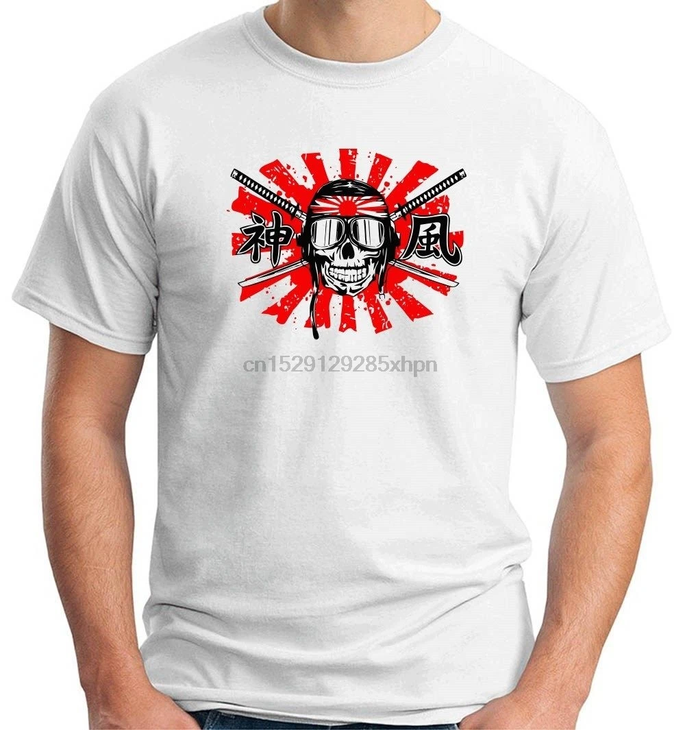 Новинка 2019 футболка MenFunny MAGLIA MAGLIETTA UOMO second GUERRA World KAMIKAZE | Мужская одежда