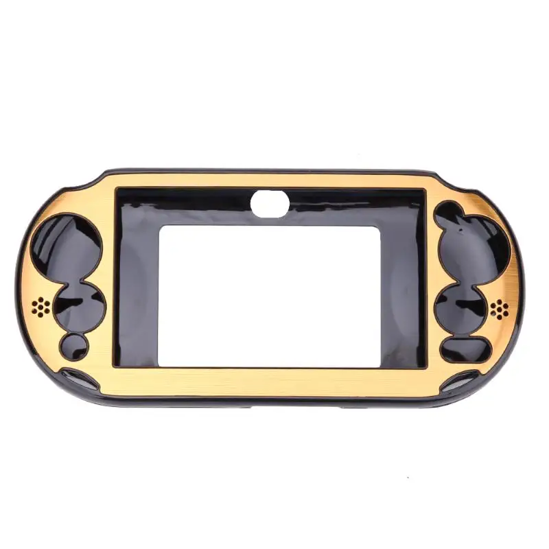 Алюминиевый Чехол-подставка для Sony playstation PS Vita 2000 psv PCH-20 - Цвет: Golden
