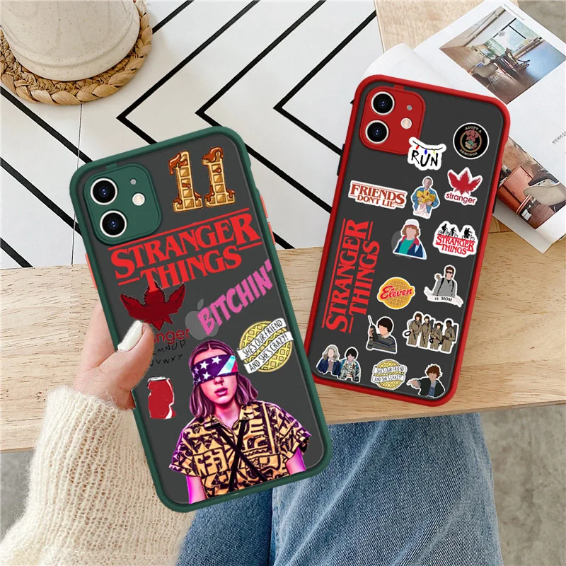 Stranger Things Case Bumper Case For Iphone 11 12 13 Pro Max Se 6 7 8 Plus X Cover For Iphone Xr Xs Transparet Tpu Shell Coque Mobile Phone Cases Covers Aliexpress