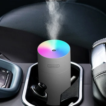

270ml Humidifier USB Ultrasonic Dazzle Cup Aroma Diffuser Cool Mist Maker Romantic Light Air Humidifier Purifier for Home Car