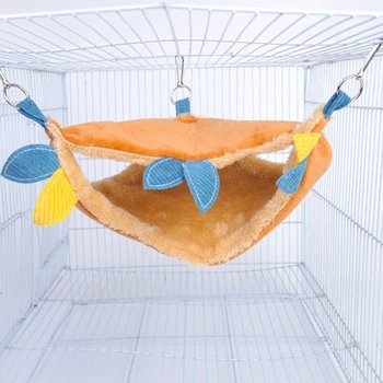 

Hamster Hammock Set Cute Small Pet Cage Accessories Hanging Fleece Tunnel Sugar Glider Swing Bed Playing Sleeping Nest