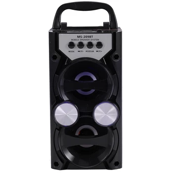 

Wireless Portable Ms-209Bt Bluetooth Speaker FM Radio Outdoor Speaker o High Power Music Speaker