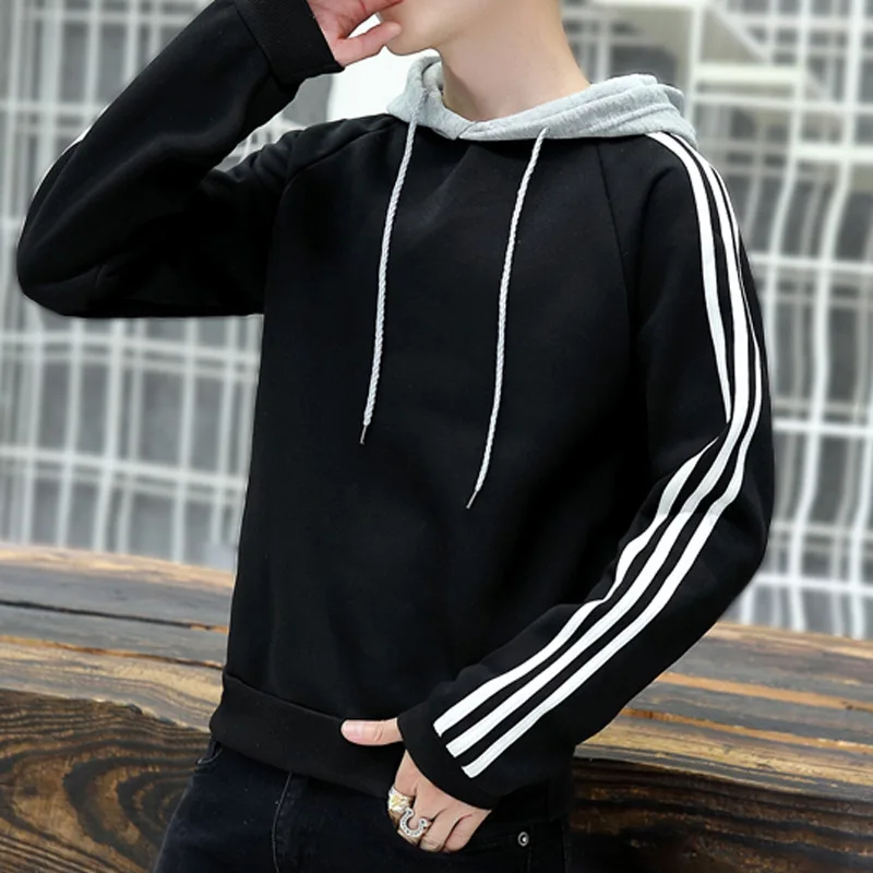 

Hoodie Men's Hooded 2019 New Style Autumn Korean-style Trend Loose-Fit Clothes Students Sports Hoodie plus Velvet Jacket