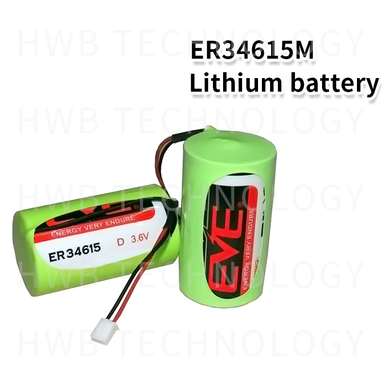 10 шт./лот ER34615M Тип D Интеллектуальный измеритель воды инструмент Электрический расходомер PLC 3,6 В литиевая батарея ER34615 с вилкой
