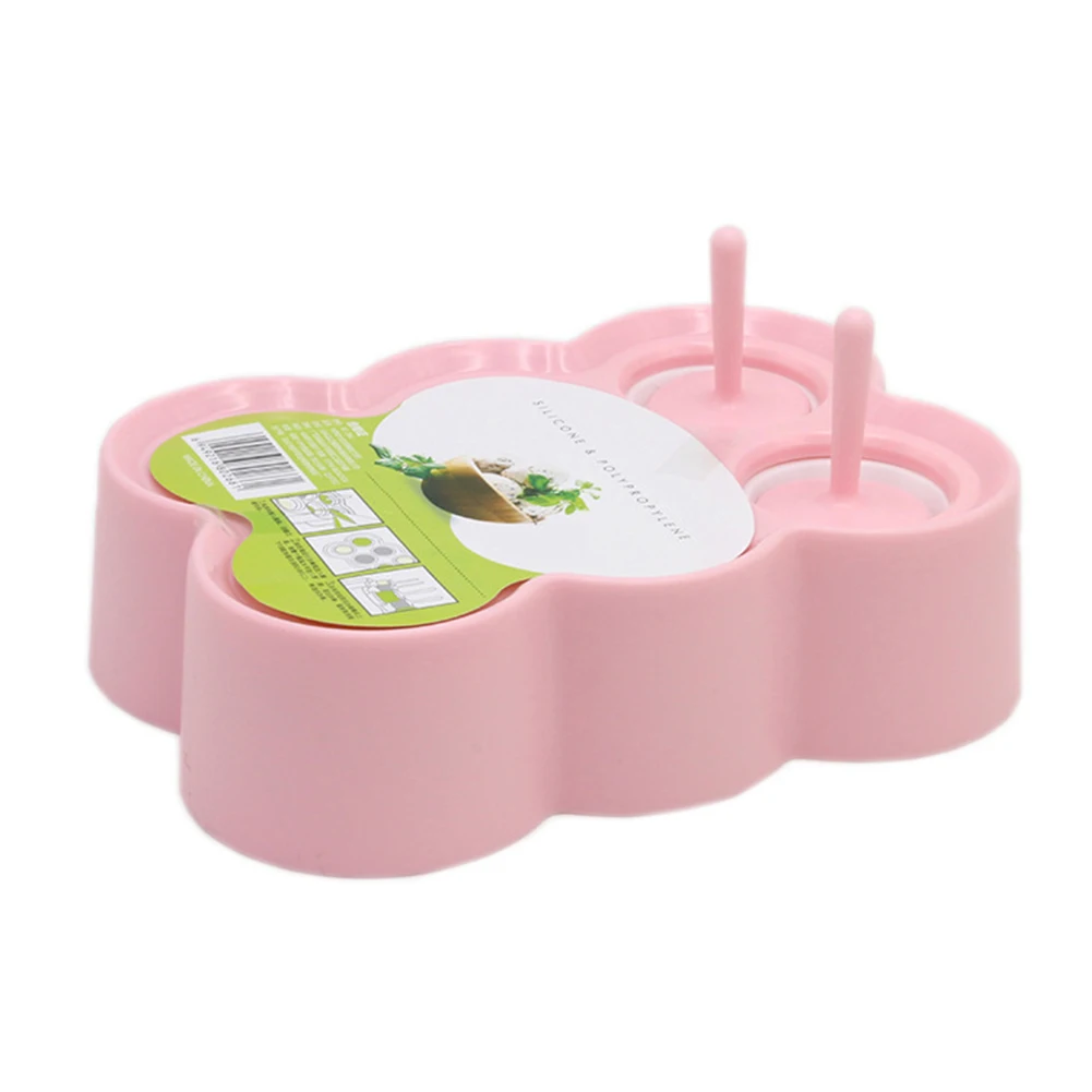 Pink Rectangle Силиконовые Мини DIY льда Pops формы производитель домашние Замороженные мини эскимо плесень с 6 ячейками FPing - Цвет: Pink Rectangle