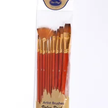 10 нейлоновых щеток для волос с веерообразной акварелью, масляной краской, набор многофункциональных ручек, жемчужно-синий крючок, ручка, товары для рукоделия