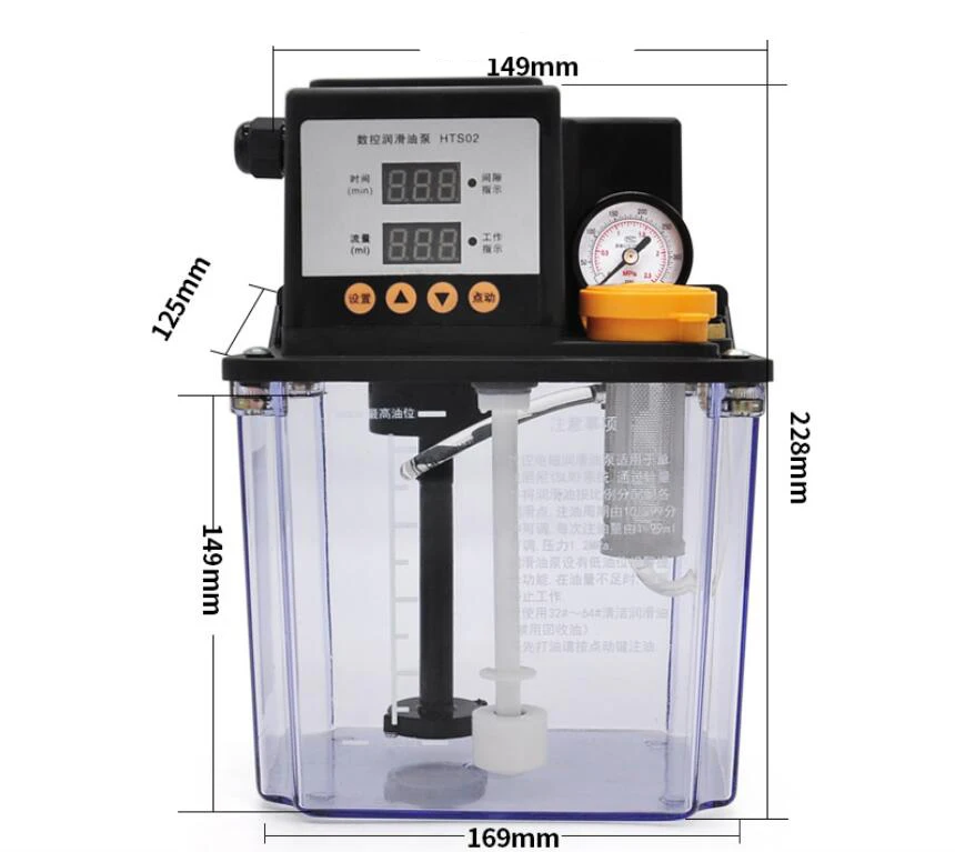 

Full set central lubrication system with 13 Lubrication point 2L Automatic Lubrication Pump For CNC Machine