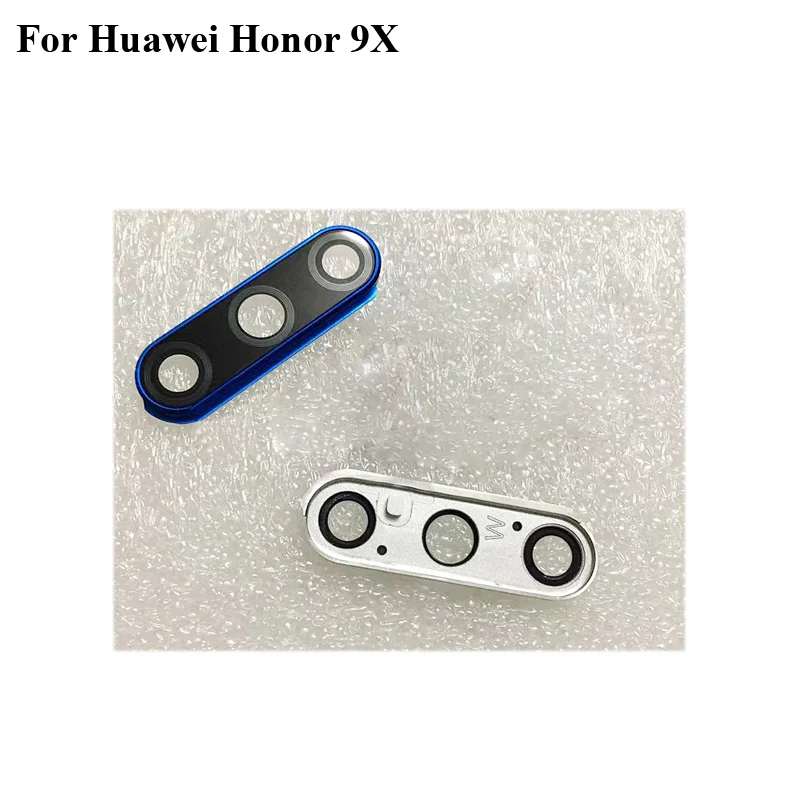 Задняя камера для Huawei Honor 9X 9 X стеклянный объектив + Крышка камеры круглые детали