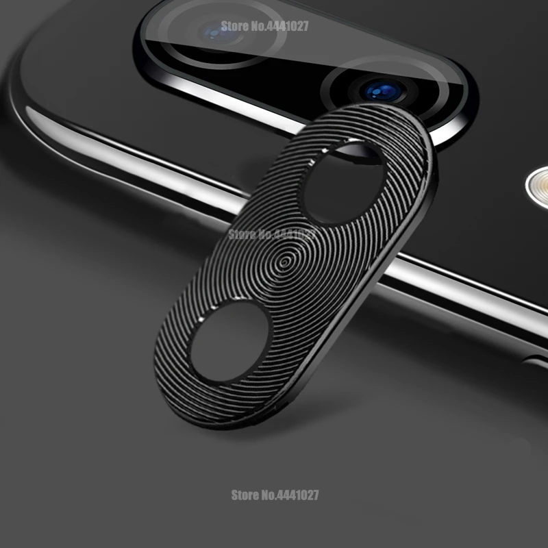 Black Защита объектива камеры металлическое кольцо для Xiaomi Redmi 7 Note 7 8 7 Pro Защитная крышка камеры для Xiaomi Redmi Note 8 7 Pro - Цвет: Black
