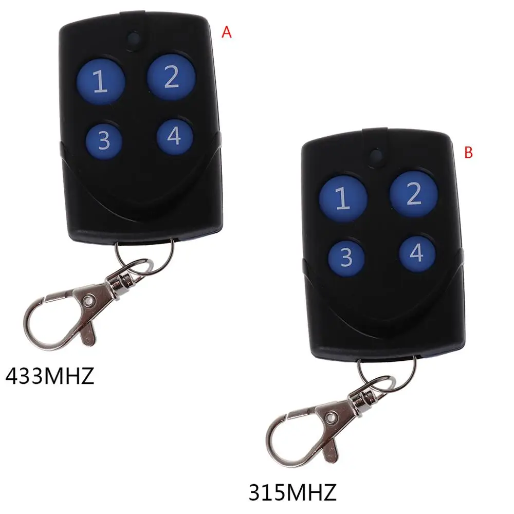 

315/433MHz Copy Remote Control 4 Channel Cloning Duplicator Key Fob Learning Code Electric Controller for Home Garage Door