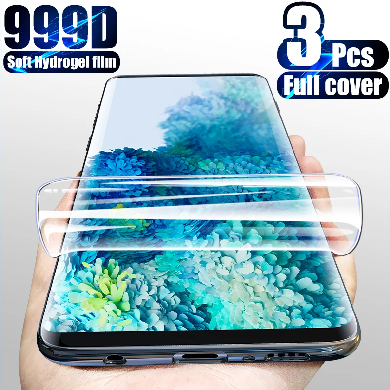 Гидрогелевая пленка для Samsung Galaxy S10 S20 S9 S8 Plus Note 10 9 A50 A51 A71 M21 M31 A40 A31 3 шт. | Мобильные
