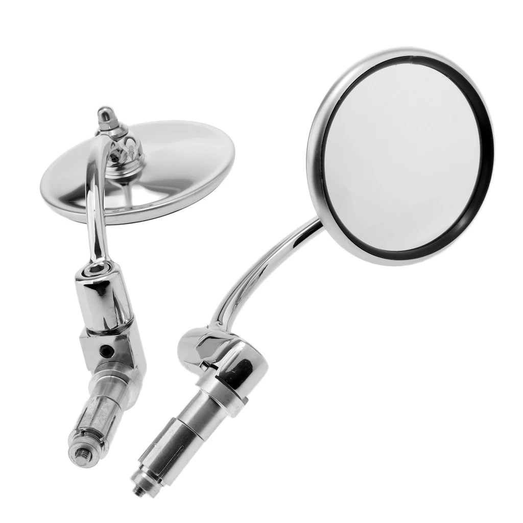 1 пара 7/8 дюймов Ручка Бар Конец Зеркала заднего вида для ATV Скутер мотоцикл