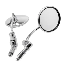 1 пара 7/8 дюймов Ручка Бар Конец Зеркала заднего вида для ATV Скутер мотоцикл