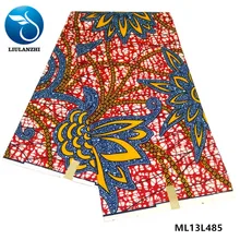 LIULANZHI африканская ткань Анкара воск 6 ярдов принты воск платье tissu для вечерние полиэстер Вощеная африканская с принтом ML13L480-494