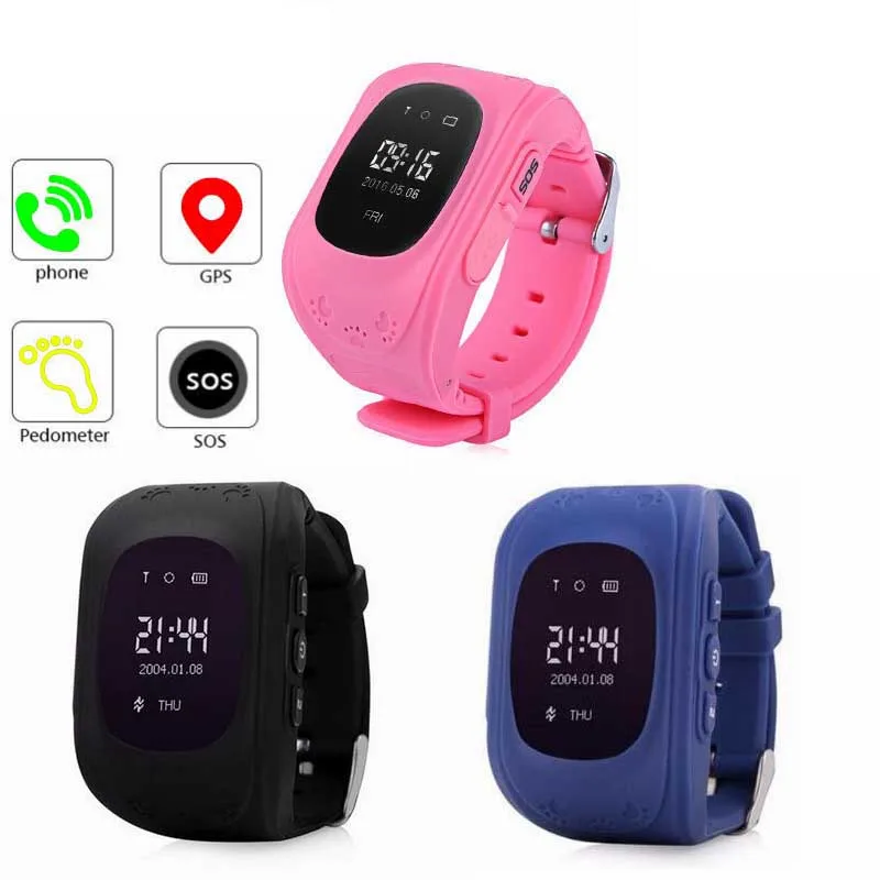 

New GPS Children's Watch Mobile Phone SIM Card Baby SOS Call Locator Anti-lost Security Call Children's Bracelet Alarm Clock