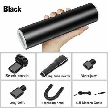 

7000PA 120W Portable Mini Car Vacuum Cleaner Handheld Vaccum Cleaner Brush Nozzle Extension Hoses New