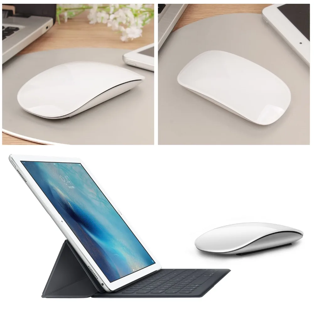 Mini Souris Sans Fil Bluetooth, Ergonomique, Silencieuse, Rechargeable, Arc  Touch, Magique, Pour Ordinateur Portable, Microsoft, Apple, Mac, Ipad -  AliExpress