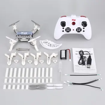 

XG171 Smart RC 2.4G RC Building Block 3D Bricks Quadcopter Drone Aircraft with Altitude Hold One Key Return 3D Flips