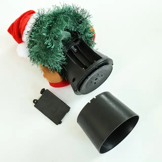 1 Pc Plush Toy Electric Singing Dancing Christmas Tree Toys Christmas Doll Merry Christmas Decorations Electric Toy For Children 3