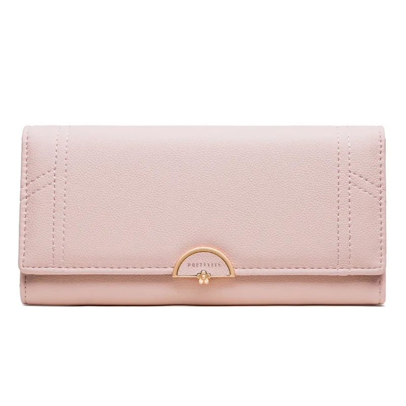 Pink Новинка, Женский кошелек, клатч, Модный женский клатч, Роскошный дизайнерский кошелек с карманом для монет, на застежке-молнии, держатель для карт, кошельки - Цвет: Pink