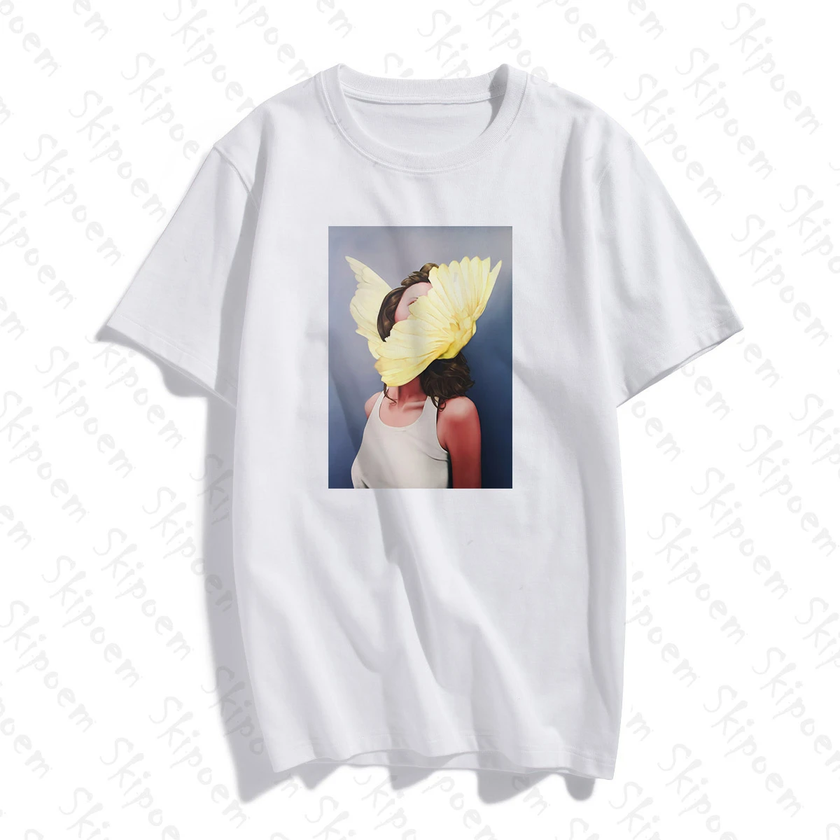 Женская футболка в стиле Харадзюку с принтом крыльев | одежда